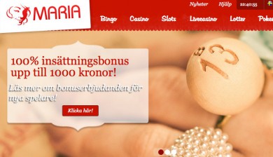 Maria casino, bingo, poker